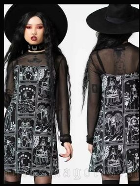 Killstar Believer Tarot Slip Dress, VGUC, Size S